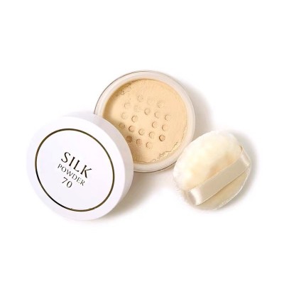 日本 SILK POWDER 蠶絲素顏粉 (偏粉色70%/ 自然透明色 100%)